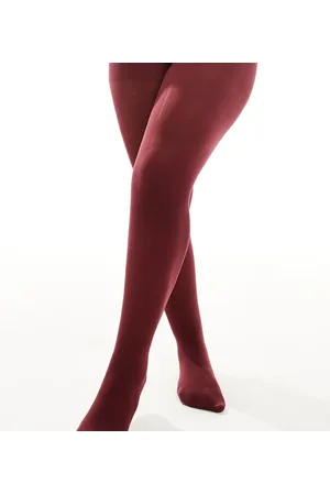 Yours 50 denier tights in berry