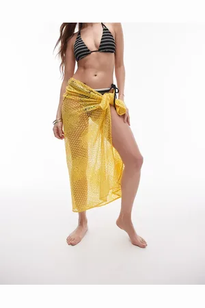 Topshop Beach sarong in crochet