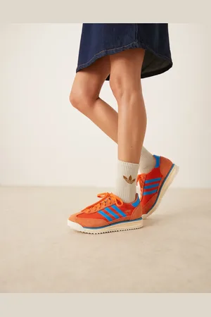 adidas SL 72 RS trainers in orange and