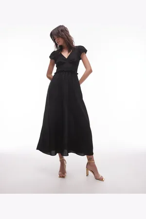 & OTHER STORIES & maxi dress with tier hem and ruffle sleeves in