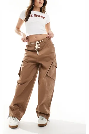 Stradivarius Balloon cargo trouser in