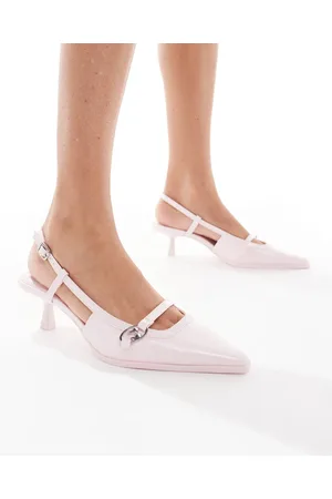 Bershka Pointed heeled sandals in