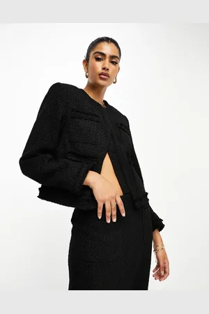 NA-KD X Hanna Schonberg co-ord tweed jacket in
