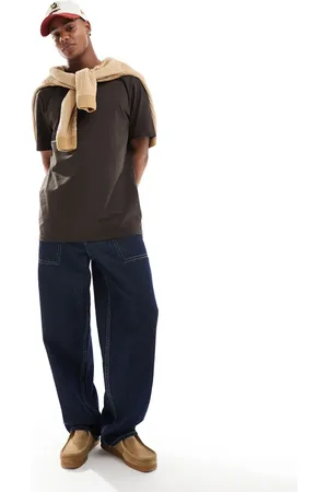 Threadbare Relaxed fit t-shirt in chocolate