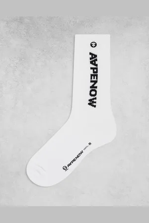 A Bathing Ape Aape by A Bathing Ape logo socks in