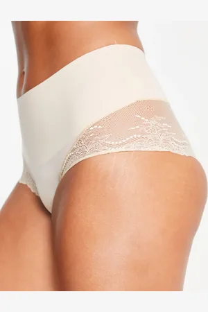 Spanx Supersmooth Undietectable lace hipster brief in beige
