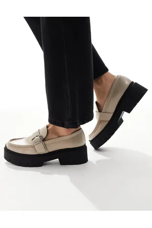 HUGO BOSS Chunky loafer in light beige