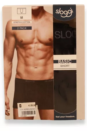 Sloggi Heren Basic Short 2-Pack Black 8