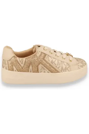 Michael Kors Michael Kors Meisjes Sneaker Jordana Airin Pale Gold Logo 31