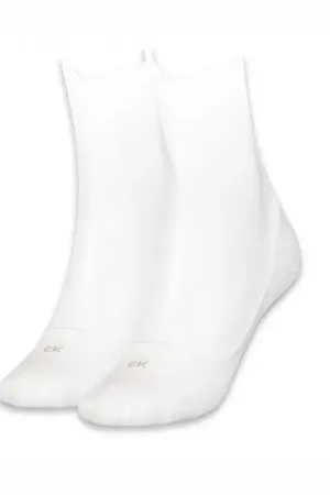 Calvin Klein Dames CK Women Footie Low Cut 2P White 35/38