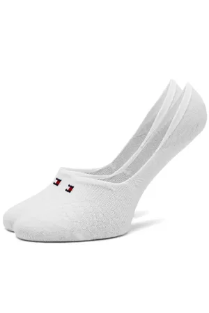Tommy Hilfiger Tommy Hilfinger Dames TH Women Footie 2P Diamond Structure White 39/42