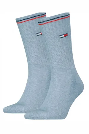 Tommy Hilfiger Uni TH Uni Tj Sock 2P Iconic Light Blue Melange 35/38