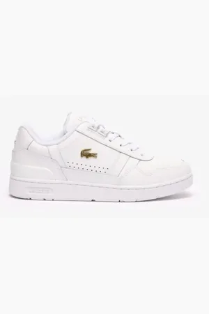 Lacoste Dames Sneaker T-Clip 124 1 SFA White Gold 39