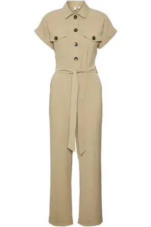 VERO MODA Vmmaggi Cap Sleeve Jumpsuit Tigers Eye XS
