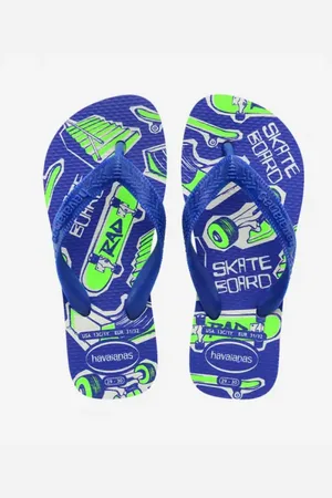 Havaianas Jongens Teenslipper Hav.Kids Athletic White/Marine Blue 35/36