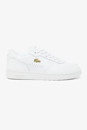 Lacoste Dames Sneaker T-Clip Set White/Gold 38