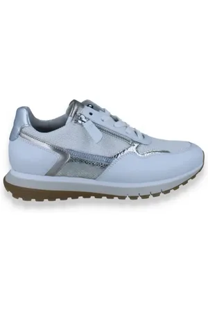 Gabor Dames Sneaker Champagne/Zilver Breedte Turin H 37