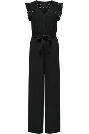 ONLY Onlelisa S/l V-Neck Jumpsuit Black XS