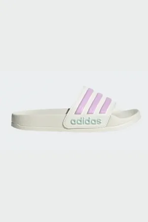 adidas Meisjes Badslipper Adilette Shower K Whit/lil 28