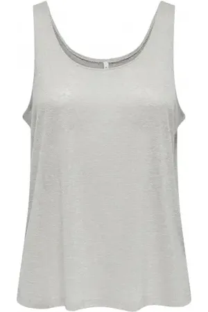 ONLY Onlfrida Tank Top Silver Lining XS