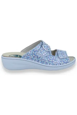 Franken Schuhe Dames Slipper/Ortho Mosaik 37