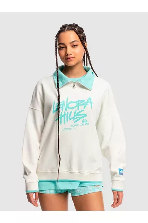 Quiksilver Dames Sweaters - X Stranger Things Lenora Half Zip Sweater