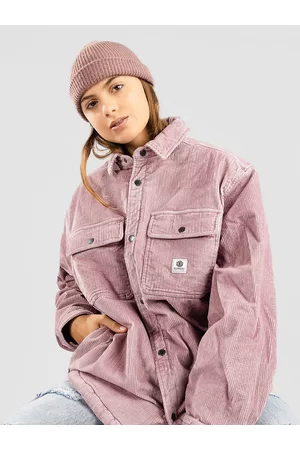 Element Dames Donsjassen - Saskatch Cord Jacket roze