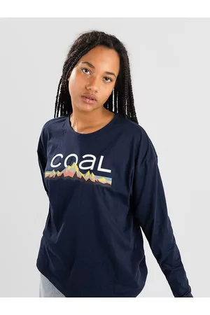 Coal Dames Lange mouw - Heather Lake Long Sleeve T-Shirt blauw