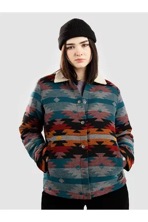 Iriedaily Dames Donsjassen - Team Sherpa Jacket patroon