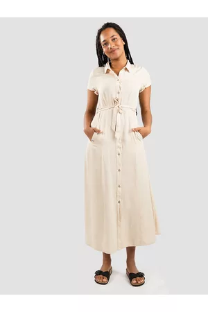 Iriedaily Dames Lange jurken - Civic Long Dress wit