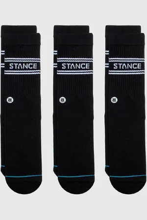 Stance Basic 3 Pack Crew Socks zwart