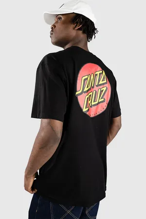 Santa Cruz Classic Dot Chest T-Shirt zwart