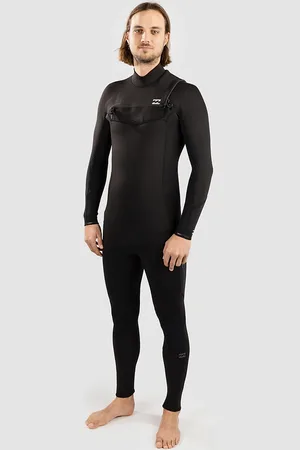 Billabong Absolute 4/3 Chest Zip Full GBS Wetsuit zwart