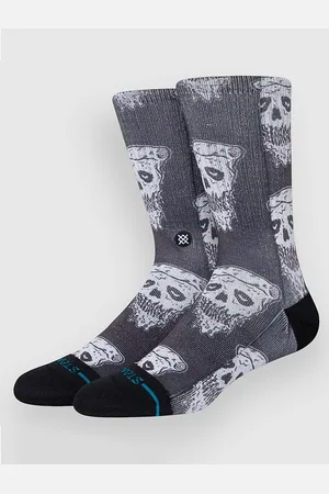 Stance Pizza Face Sokken grijs