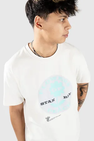 Stan Ray Flowers T-Shirt wit