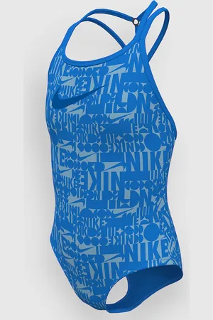 Nike T-Crossback Kids Bikini Set blauw