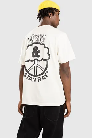 Stan Ray A & Peace T-Shirt wit