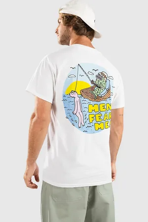 A.Lab Men Fear Me T-Shirt wit