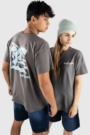 Autumn Headwear Peak Plant T-Shirt grijs