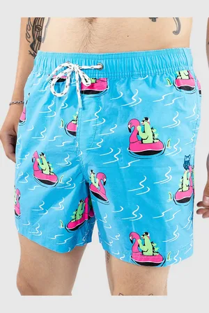 PARTY PANTS River Dino Boardshorts blauw