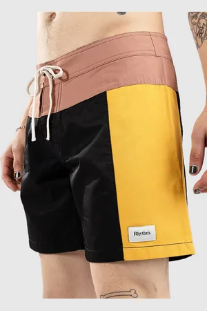 Rhythm Heritage Block Boardshorts zwart