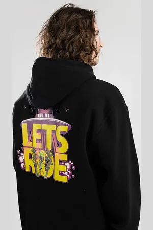 A.Lab Lets Ride Hoodie zwart