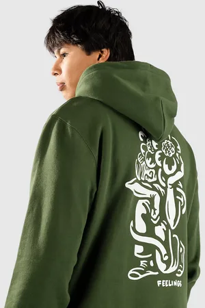 And Feelings Weight Hoodie groen