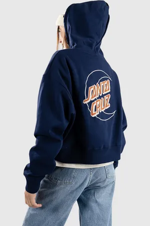 Santa Cruz Moon Dot Emb Hoodie blauw