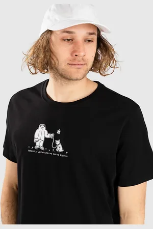 A.Lab Patiently Waiting T-Shirt zwart