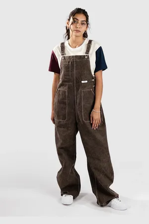 Element 70 Dungaree Canvas Broek bruin