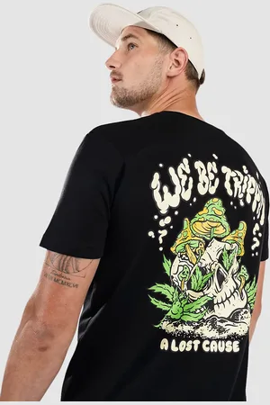 A Lost Cause We Be Trippin T-Shirt zwart