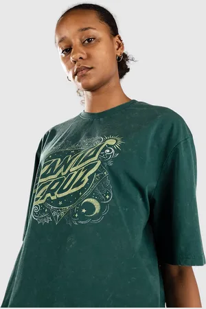 Santa Cruz Ornate Dot Front Oversized T-Shirt groen