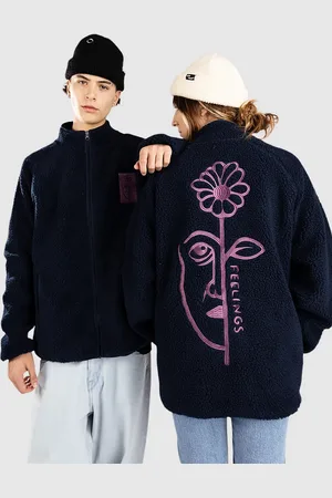 And Feelings Vista Sherpa Fleece Jas blauw