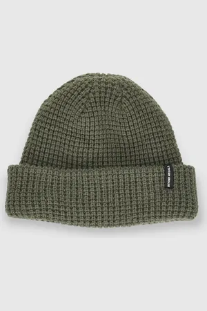 BEYOND Waffle Muts groen